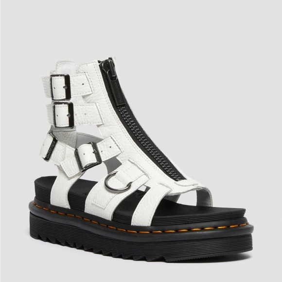 DR MARTENS OLSON ZIPPED LEATHER STRAP SANDAL SIZE: 8 - Picture 5 of 9